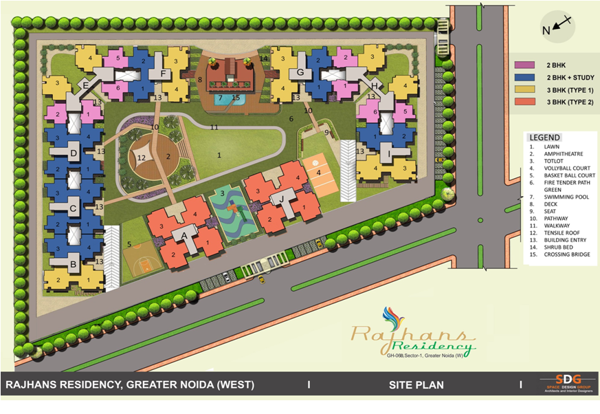Rajhans Residency Site Plan